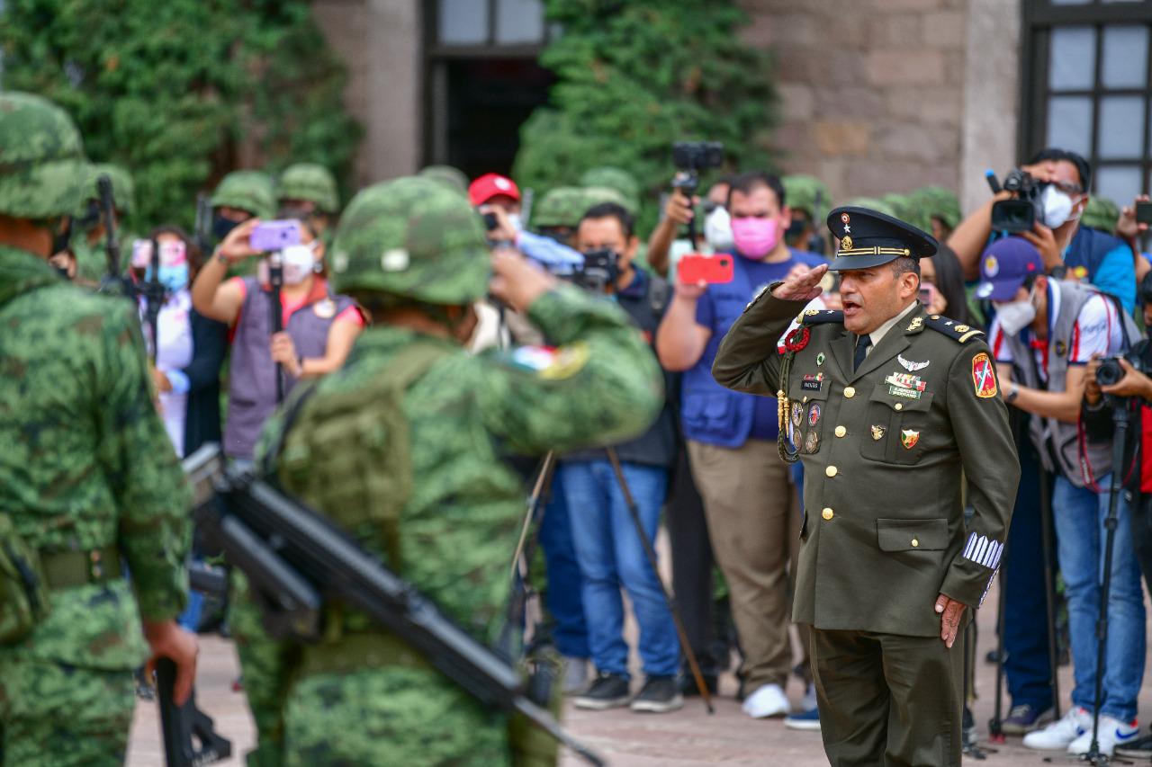 NUEVO TITULAR DE LA DOCEAVA ZONA MILITAR TOMA PROTESTA