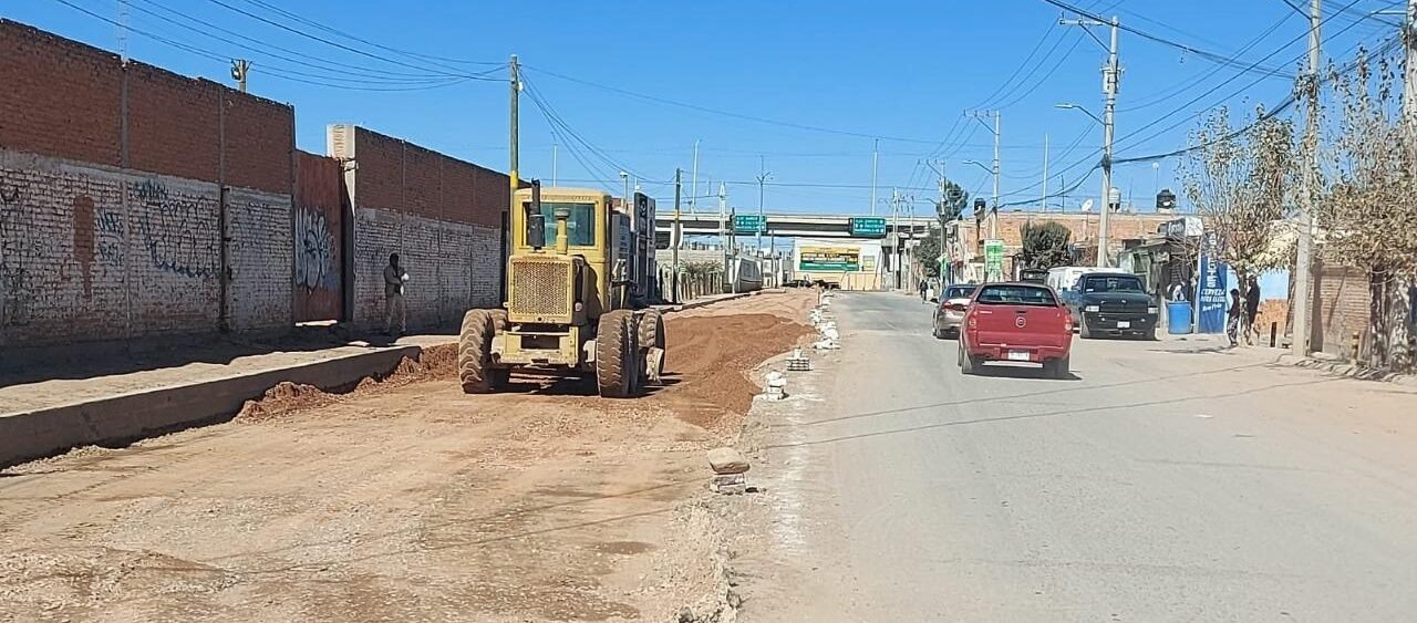 SIGUEN OBRAS DE REHABILITACIÓN DE CAMINO REAL A SALTILLO