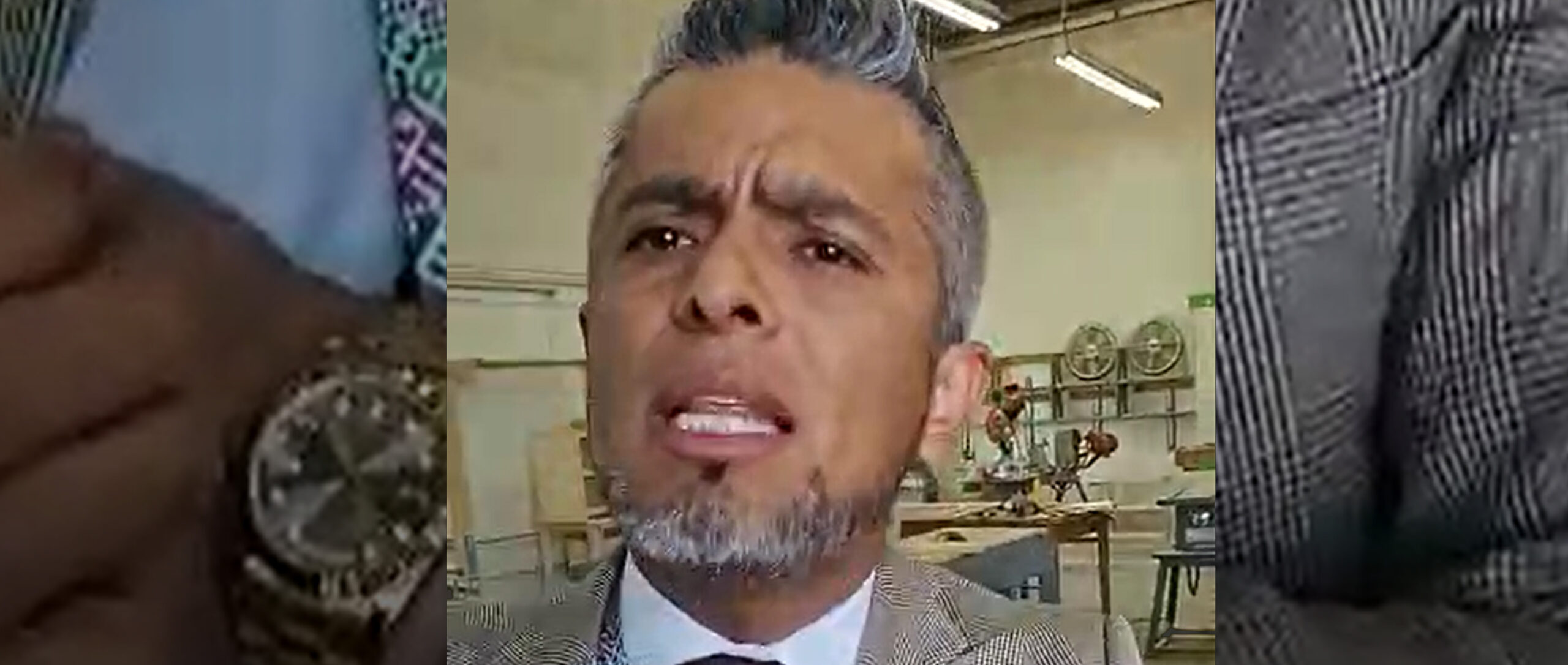 «¿CUÁL ES EL PEDO?»; PREPOTENTE ABOGADO DEL GOBIERNO GALLARDISTA AGREDE A EMPLEADO ESTATAL (VIDEO)