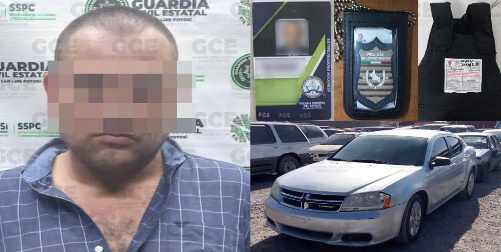 SE HACÍA PASAR POR POLICÍA Y LO ATRAPARON