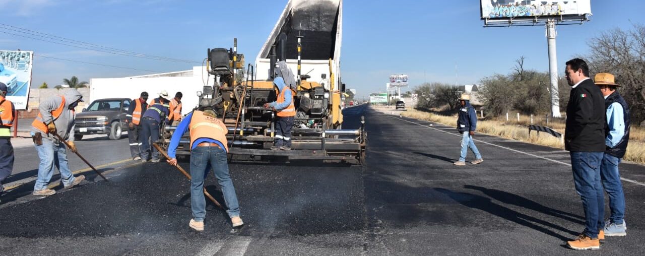 85 POR CIENTO DE AVANCE EN MODERNIZACIÓN DEL CAMINO AL AEROPUERTO