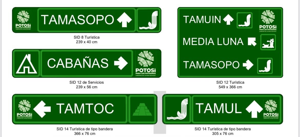 SEÑALAMIENTO TURÍSTICO SERÁ INSTALADO EN CARRETERAS DE SLP