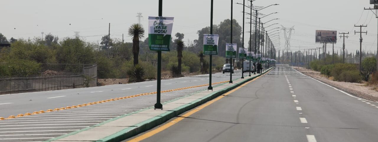 ENTREGAN OBRAS DE REHABILITACIÓN DEL CAMINO AL AEROPUERTO