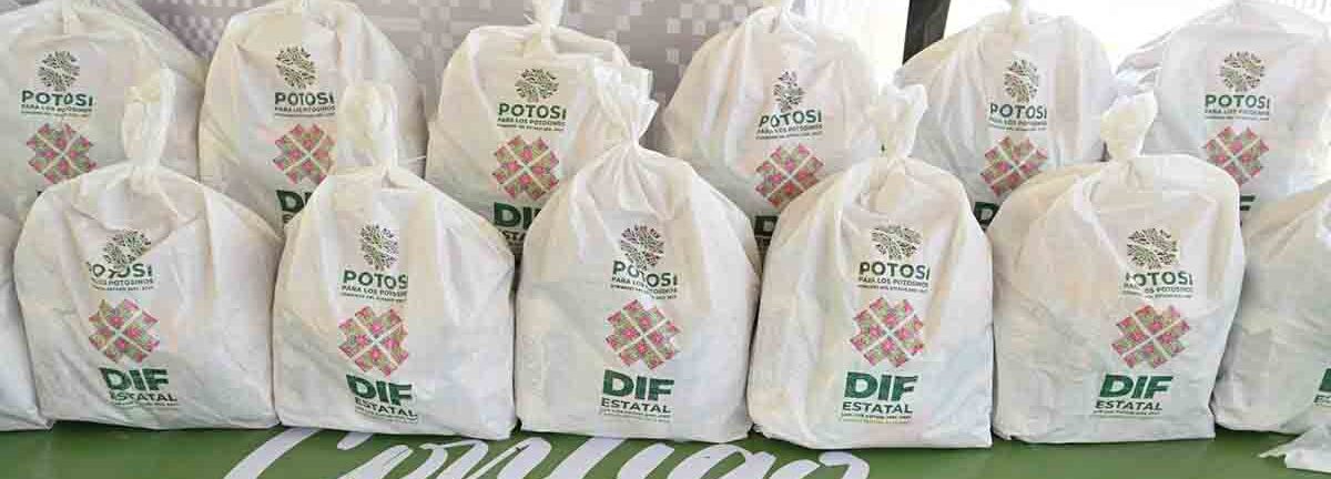 ENTREGAN APOYOS ALIMENTARIOS EN CIUDAD SATÉLITE