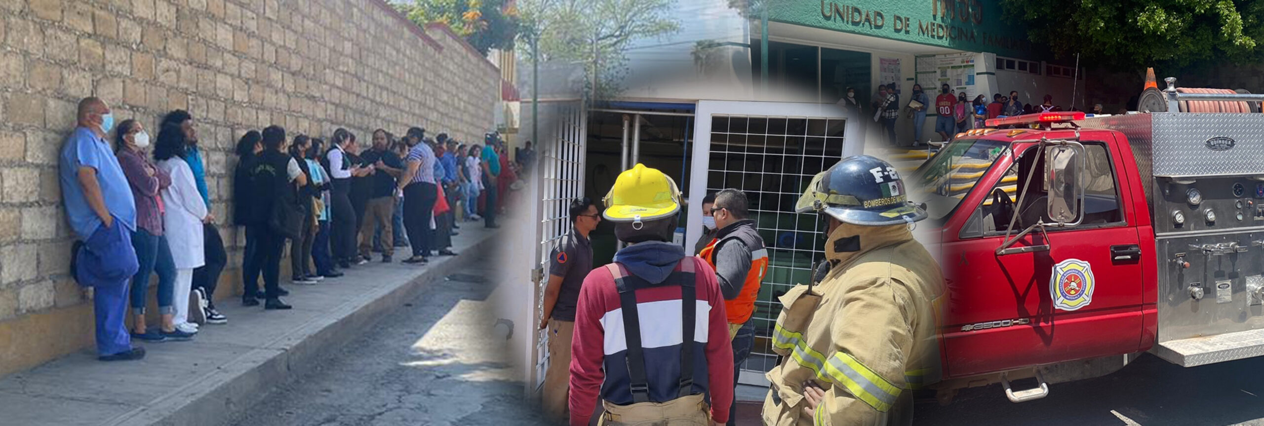 EVACUARON CLÍNICA EN MATEHUALA POR FUERTE OLOR A GAS; TODO QUEDÓ EN UN SUSTO