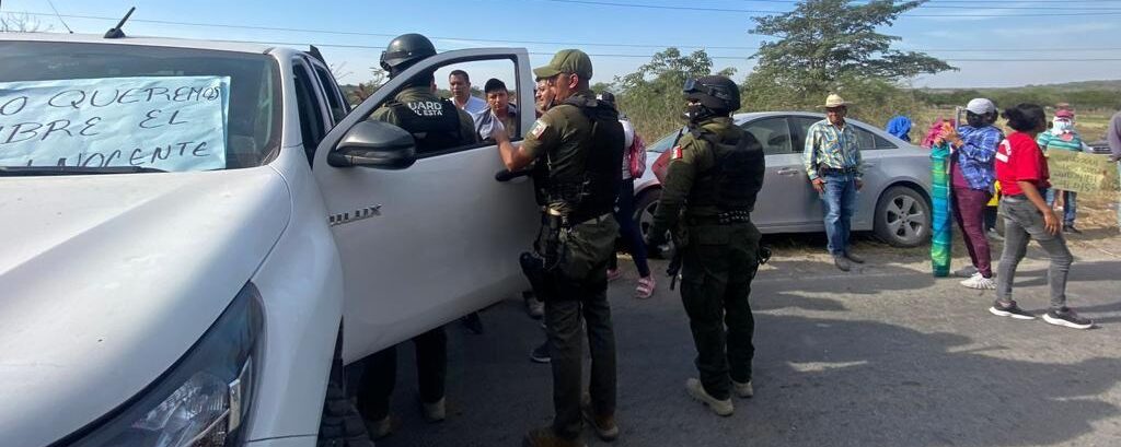TRES DETENIDOS POR EL BLOQUEO DE LA CARRETERA VALLES – TAMPICO