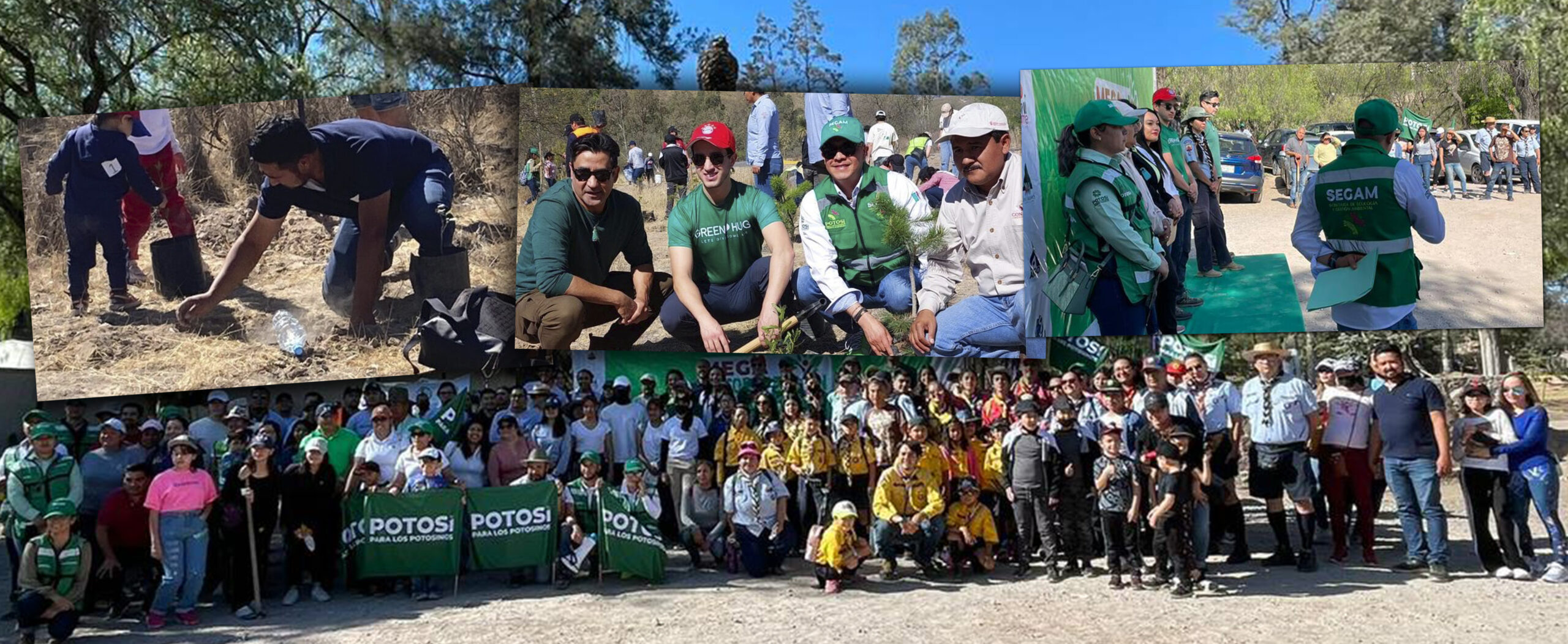 SEGAM HIZO MEGA REFORESTACIÓN EN EL “PASEO DE LA PRESA”