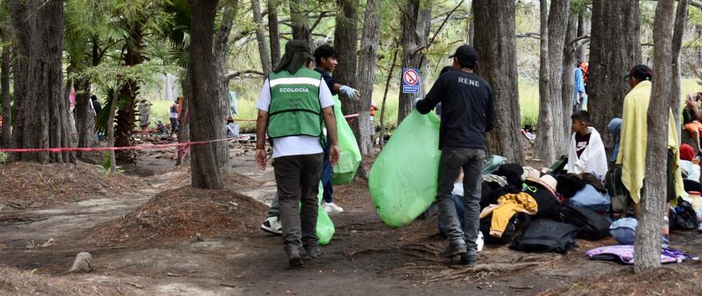 SE REALIZA ACOPIO DE UNICEL EN LA MEDIA LUNA PARA RECICLAJE
