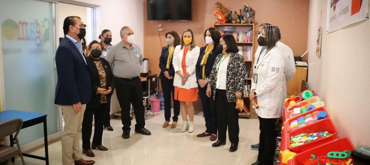 GOBIERNO DEL CAMBIO PONE AL SERVICIO DE LA NIÑEZ Y JUVENTUD, AULA EDUCATIVA EN EL HOSPITAL CENTRAL