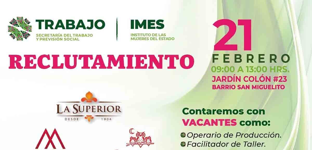 REALIZARÁ IMES SEGUNDA JORNADA DE RECLUTAMIENTO PARA LAS Y LOS POTOSINOS