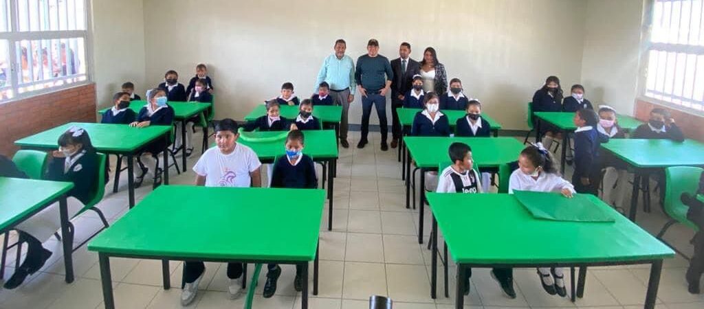 CON INAUGURACIÓN DE NUEVA ESCUELA PRIMARIA EN AHUALULCO, GOBIERNO DEL CAMBIO FORTALECE A LA EDUCACIÓN EN SLP