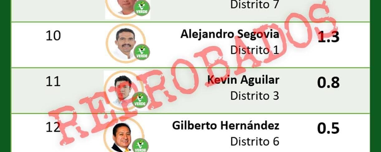 ?????????? LOS LEGISLADORES DEL PARTIDO VERDE