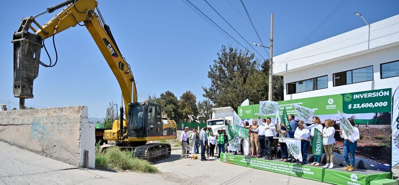 DIO INICIO LA CONSTRUCCIÓN DEL PUENTE SAN JOSÉ EN SGS