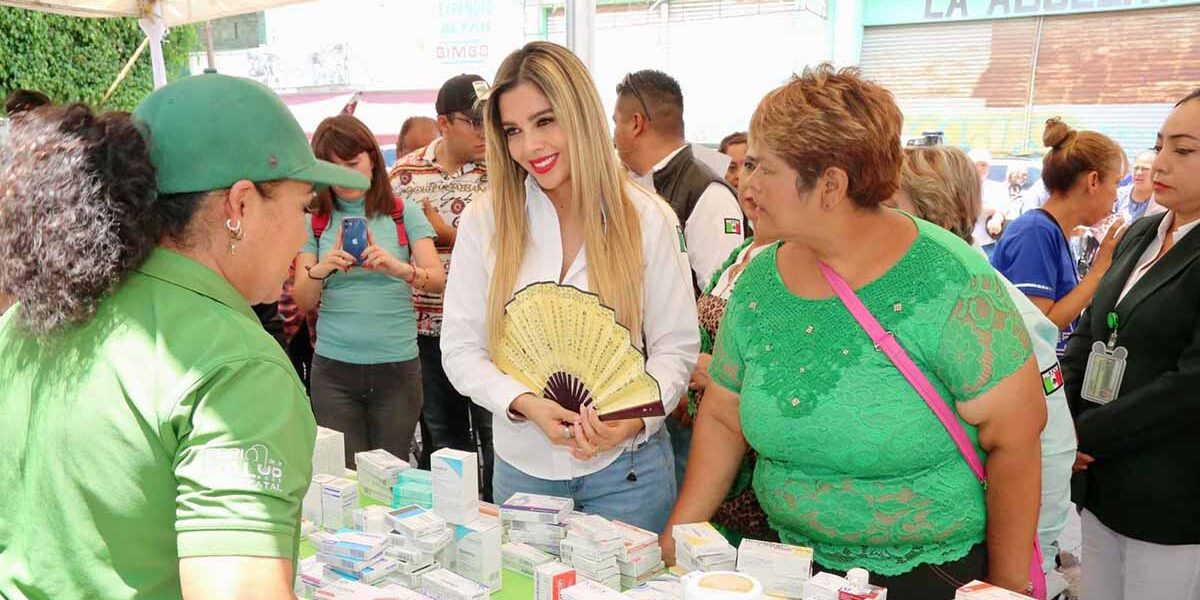 GOBIERNO ESTATAL LLEVA FERIA DE LA SALUD AL MERCADO REPÚBLICA