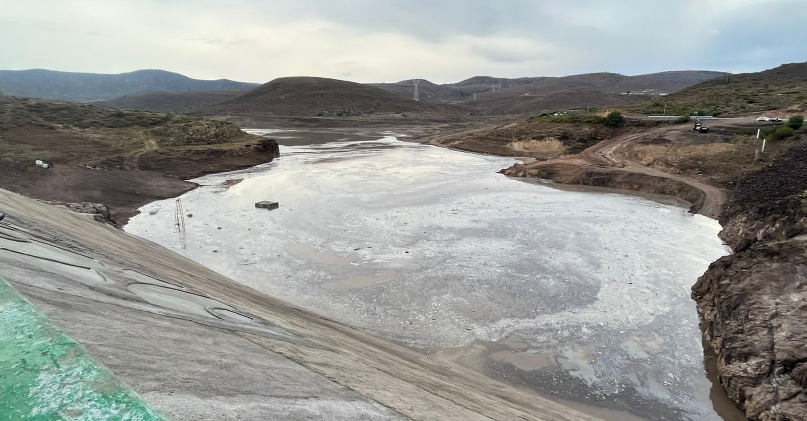 PRESA EL PEAJE CAPTA LA PRIMERA LLUVIA DE LA TEMPORADA