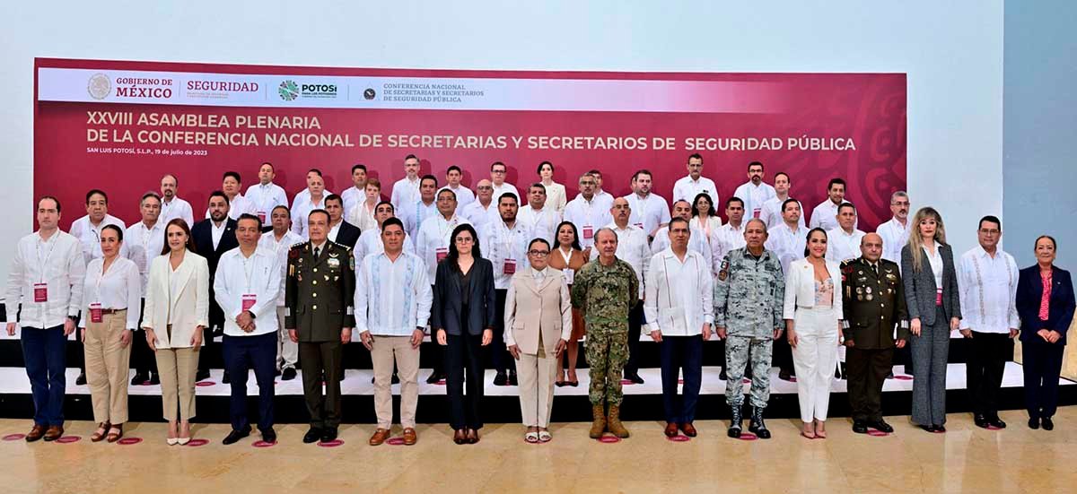 GALLARDO ENCABEZA XXVIII ASAMBLEA PLENARIA NACIONAL DE SECRETARIOS DE SEGURIDAD