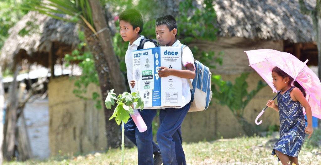 100 COMUNIDADES DE SLP HAN SIDO BENEFICIADOS CON VENTILADORES