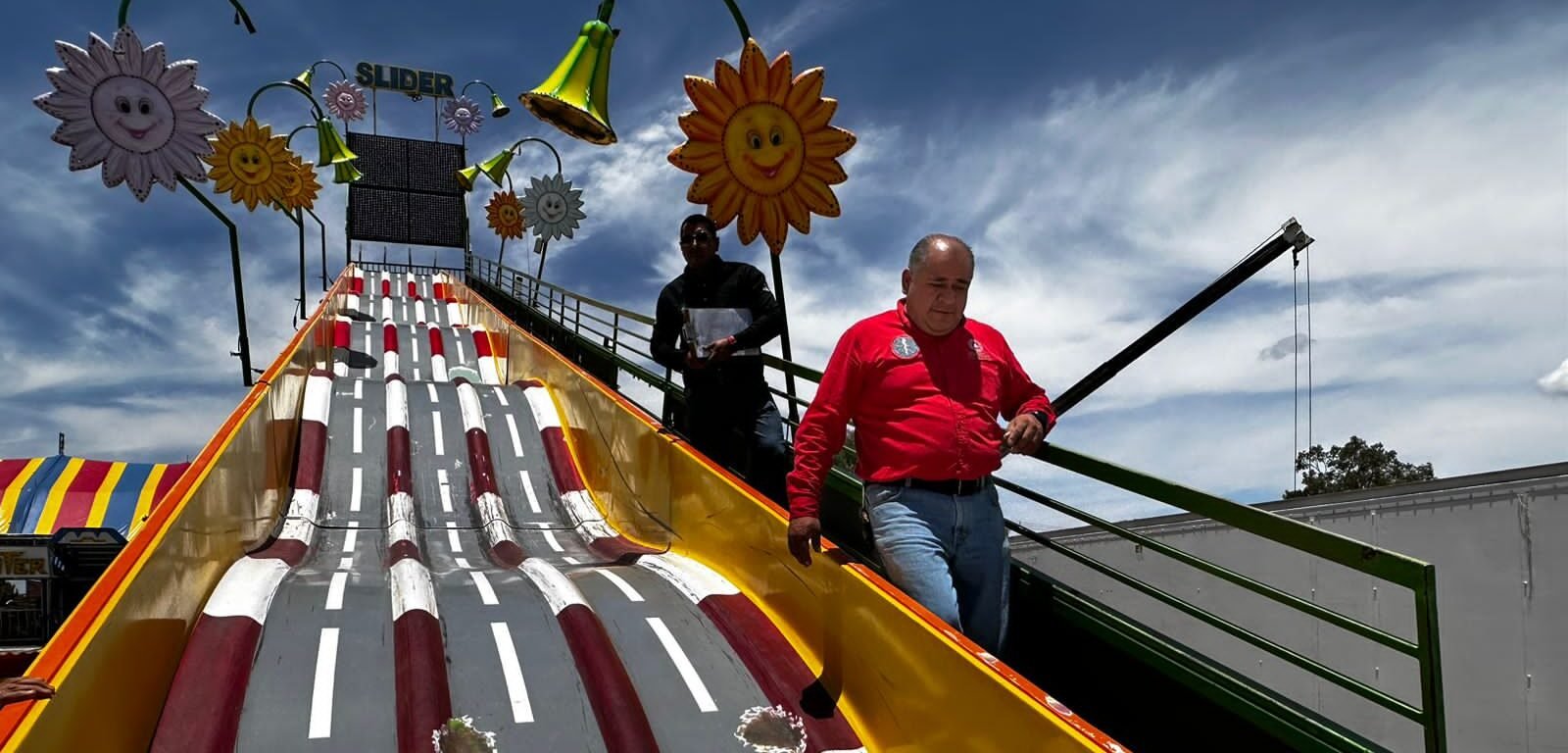 PROTECCIÓN CIVIL INSPECCIONA JUEGOS MECÁNICOS EN LA FENAPO