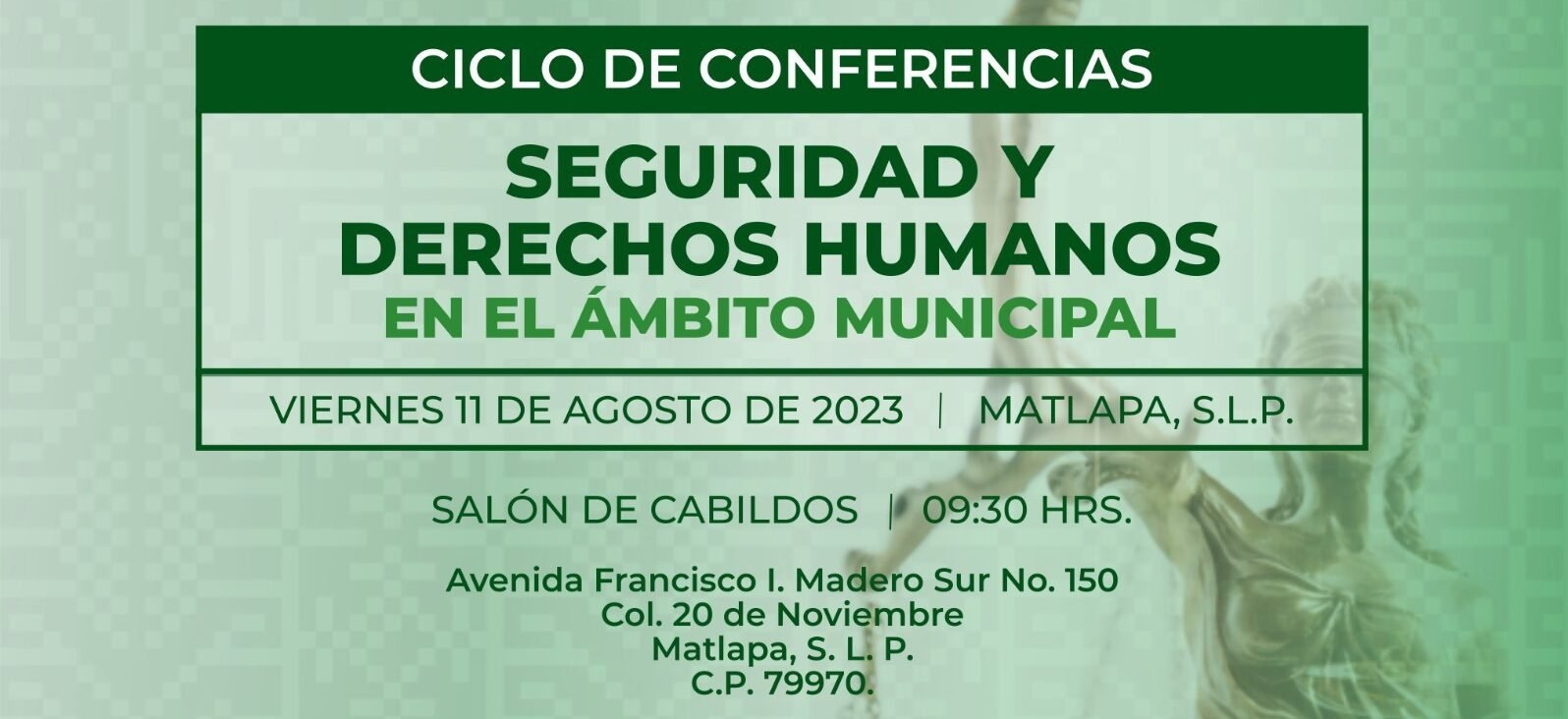 CONFERENCIAS SOBRE DERECHOS HUMANOS SE IMPARTIRÁN EN LA HUASTECA