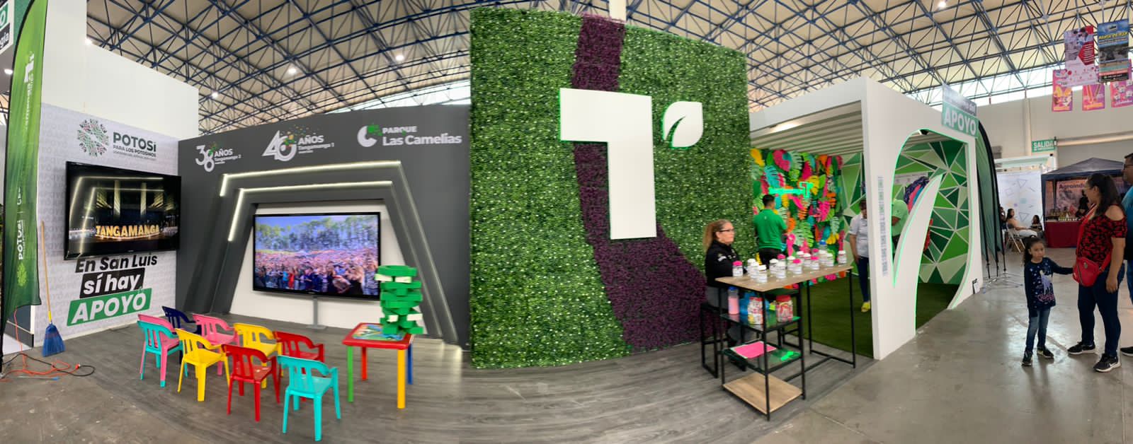 EXPONEN ATRACTIVOS DE PARQUES TANGAMANGA Y LAS CAMELIAS EN LA FENAPO