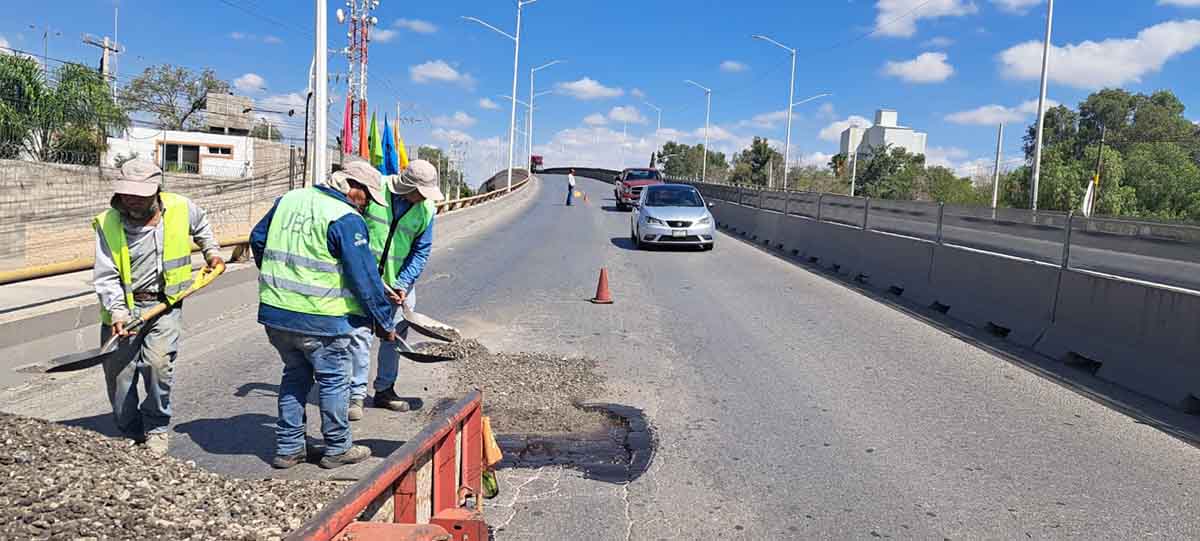 DAN MANTENIMIENTO A CIRCUITO POTOSÍ