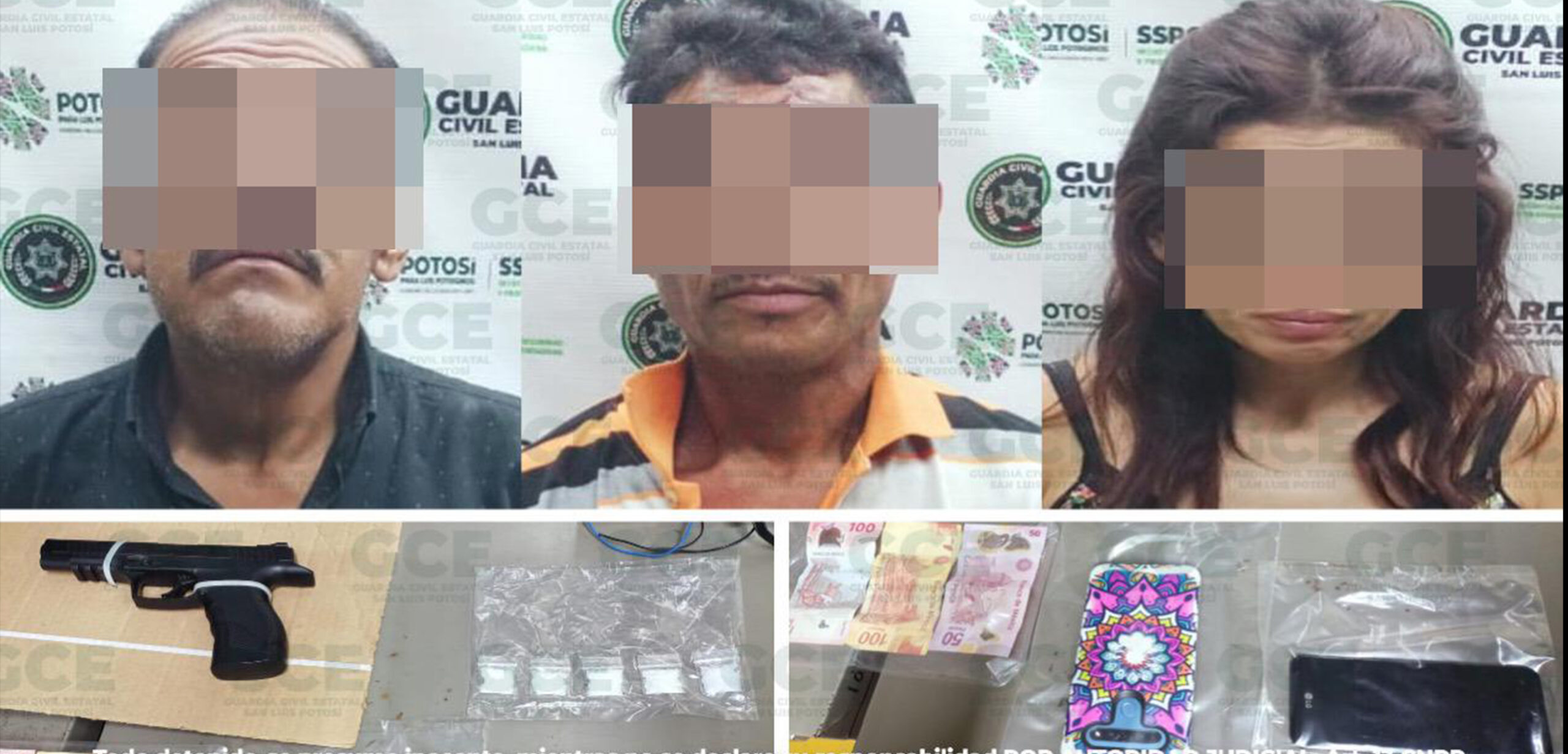 GCE DESARTICULA BANDA DE ASALTANTES EN LA CAPITAL POTOSINA