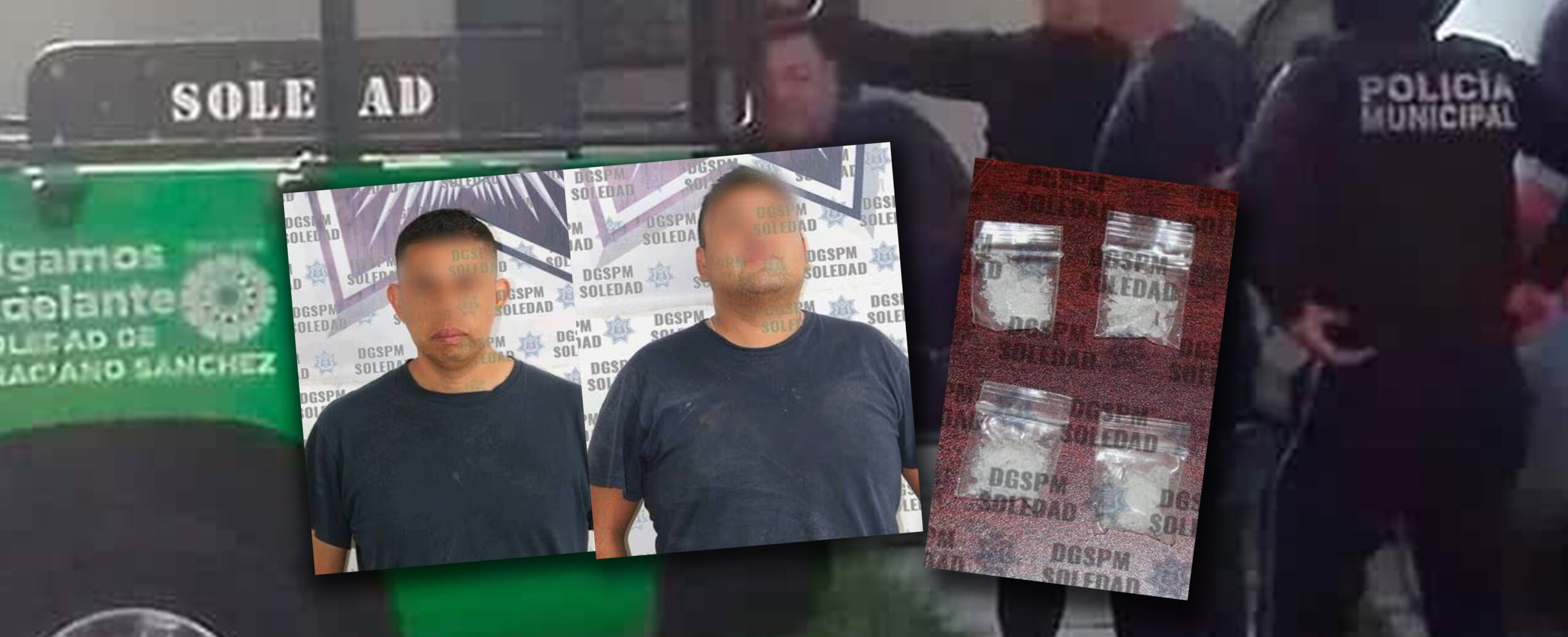 POLICÍAS DE VILLA DE REYES DETENIDOS CON DROGA