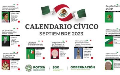 GOBIERNO ESTATAL ANUNCIA CALENDARIO CÍVICO DEL MES PATRIO