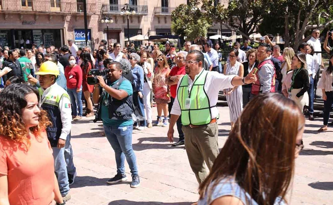 SLP PARTICIPA EN SIMULACRO NACIONAL 2023