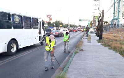 REALIZAN ACCIONES DE CONSERVACIÓN EN CARRIL DE METRORED