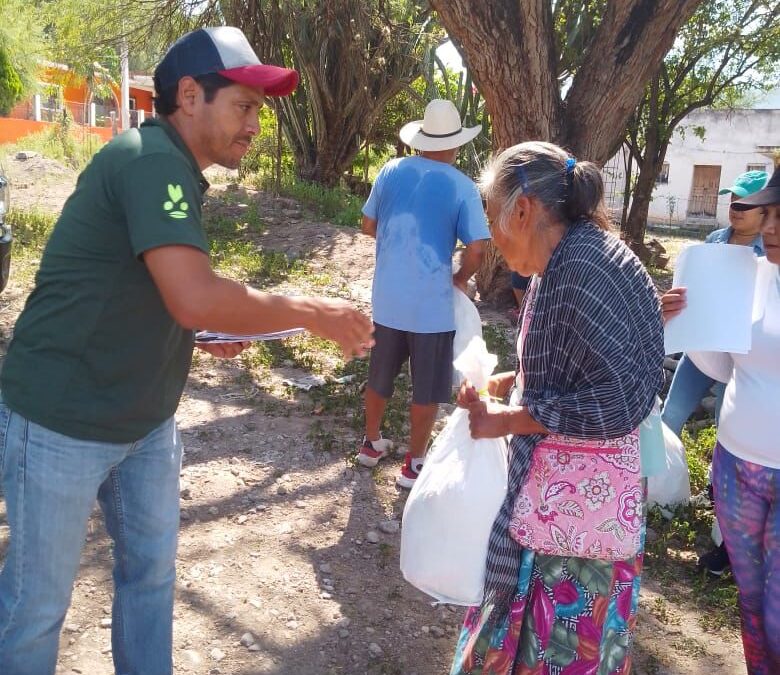 SIGUE LA ENTREGA DE APOYOS ALIMENTARIOS EN DIVERSOS MUNICIPIOS DE SLP