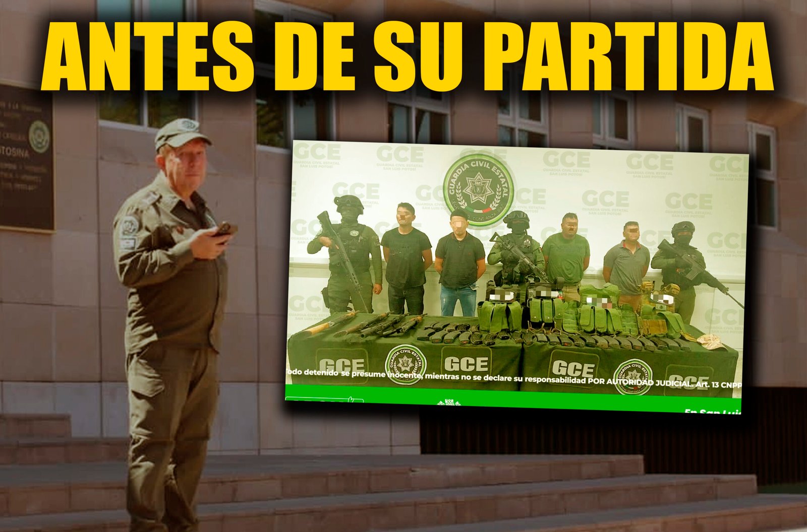 PREVIO AL CESE DE URBAN OCAMPO LA GCE DA UN «GOLPE» EN CÁRDENAS