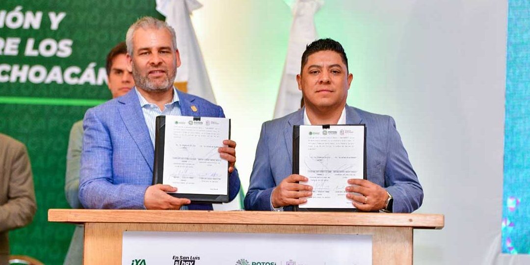 SLP Y MICHOACÁN GENERAN CONVENIO PARA IMPULSAR AGROINDUSTRIA Y TURISMO
