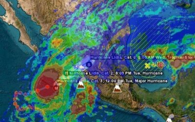 SE PRONOSTICAN LLUVIAS FUERTES PARA SLP ANTE PRESENCIA DEL HURACÁN LIDIA