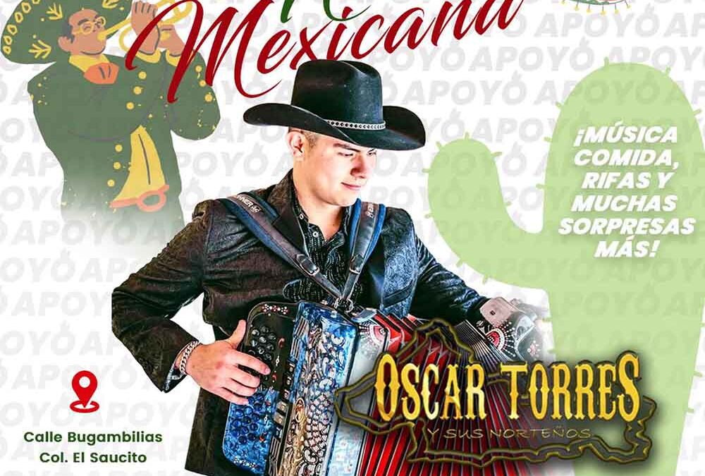 REALIZARÁ GOBIERNO ESTATAL NOCHE MEXICANA EN COLONIA SAUCITO
