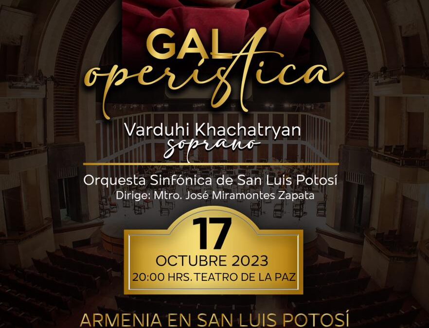 VARDUHI KHACHATRYAN SE PRESENTARÁ EN EL TEATRO DE LA PAZ