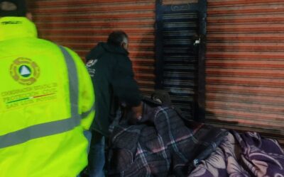 APOYAN A PERSONAS SIN HOGAR POR PRESENCIA DE BAJAS TEMPERATURAS