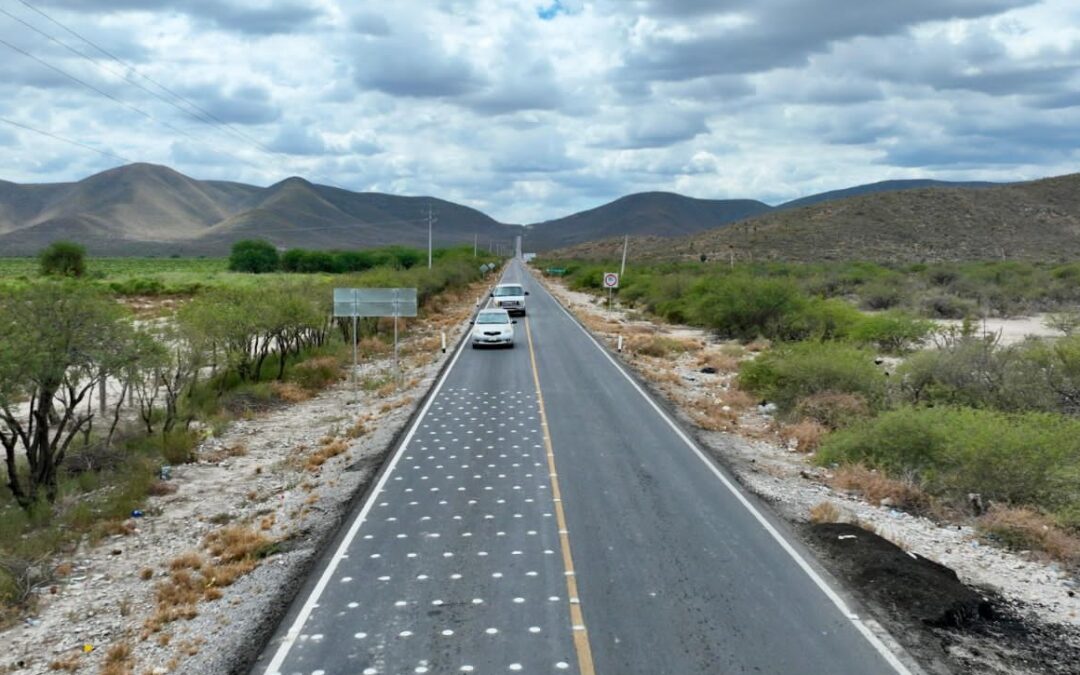 ENTREGAN REHABILITADA CARRETERA 80 A PALOMAS EN CIUDAD DEL MAÍZ