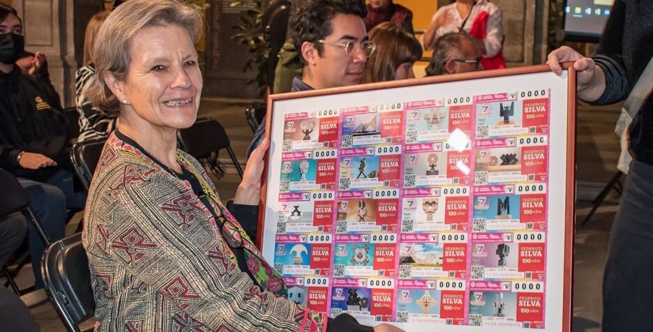 CONMEMORAN CENTENARIO DEL NATALICIO DE FEDERICO SILVA CON BILLETE DE LOTERÍA