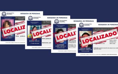 LOCALIZAN A CUATRO PERSONAS CON FICHA DE BÚSQUEDA