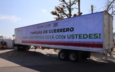 DIF NACIONAL AGRADECE APOYO DE LOS POTOSINOS A FAMILIAS DE GUERRERO