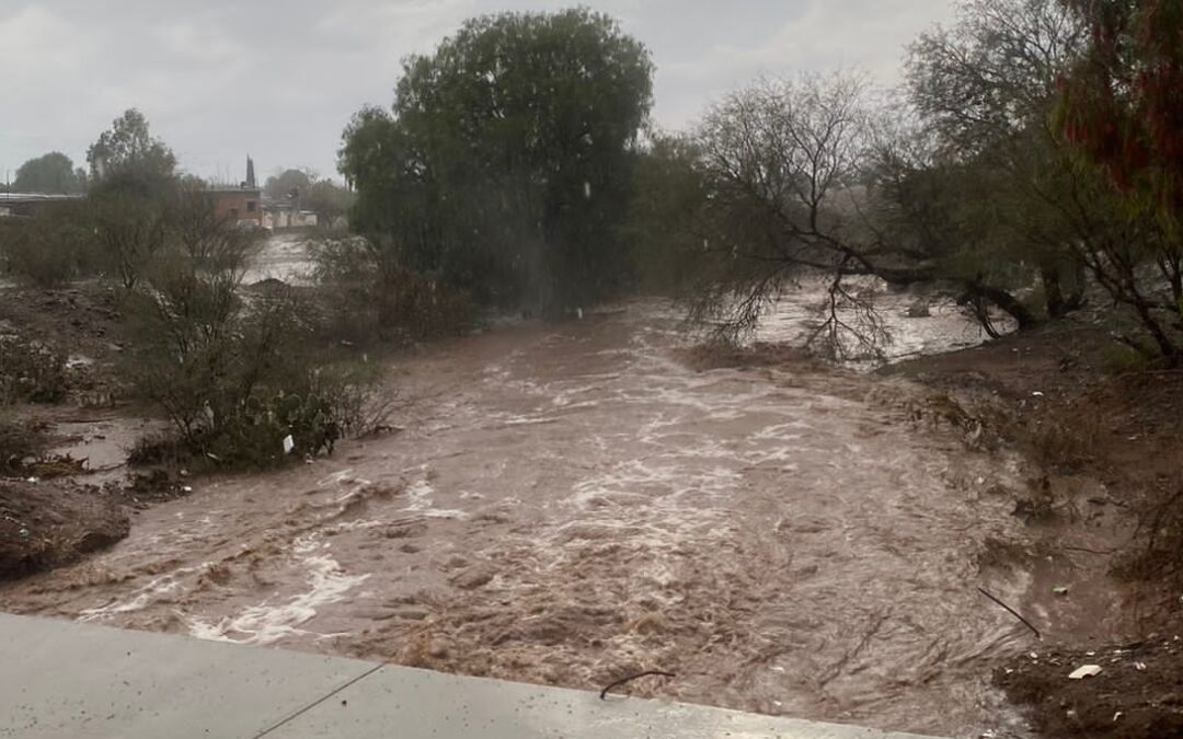 ATIENDE PROTECCIÓN CIVIL AFECTACIONES POR LLUVIAS EN SLP