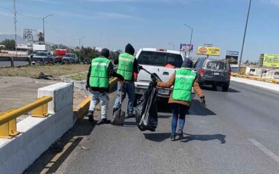 GOBIERNO ESTATAL REALIZA LIMPIEZA EN VÍAS DE ACCESO A LA ZONA METROPOLITANA
