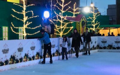 PISTA DE HIELO EN LA CAPITAL, EL ATRACTIVO FAVORITO DE LOS VISITANTES
