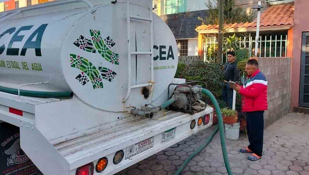 SIGUEN ACCIONES PARA ATENDER CRISIS HÍDRICA EN LA CAPITAL DE SLP 