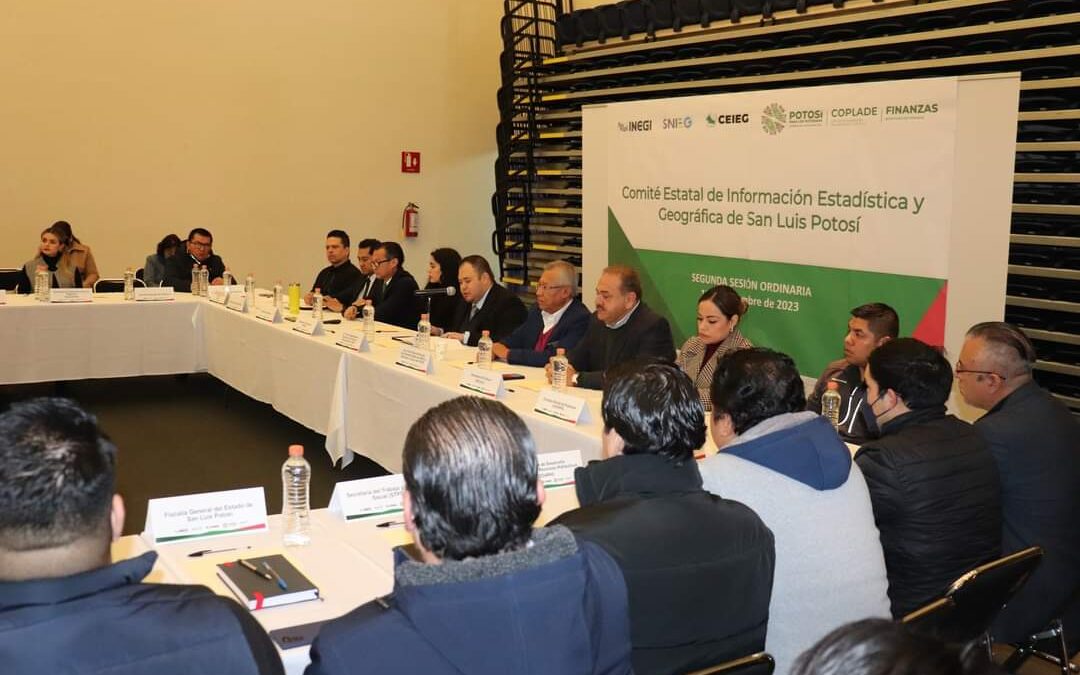 FUE REALIZADA LA SEGUNDA SESIÓN ORDINARIA DEL COMITÉ ESTATAL DE INFORMACIÓN ESTADÍSTICA Y GEOGRÁFICA DE SLP