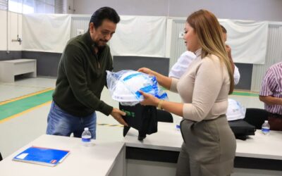ENTREGAN EQUIPO DE PROTECCIÓN A INSTRUCTORES DEL CENTRO DE ENTRENAMIENTO TÉCNICO INDUSTRIAL