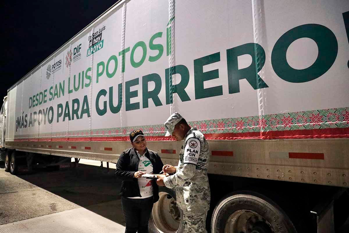 GOBIERNO ENVIÓ 100 TONELADAS DE ACOPIO PARA DAMNIFICADOS DE ACAPULCO