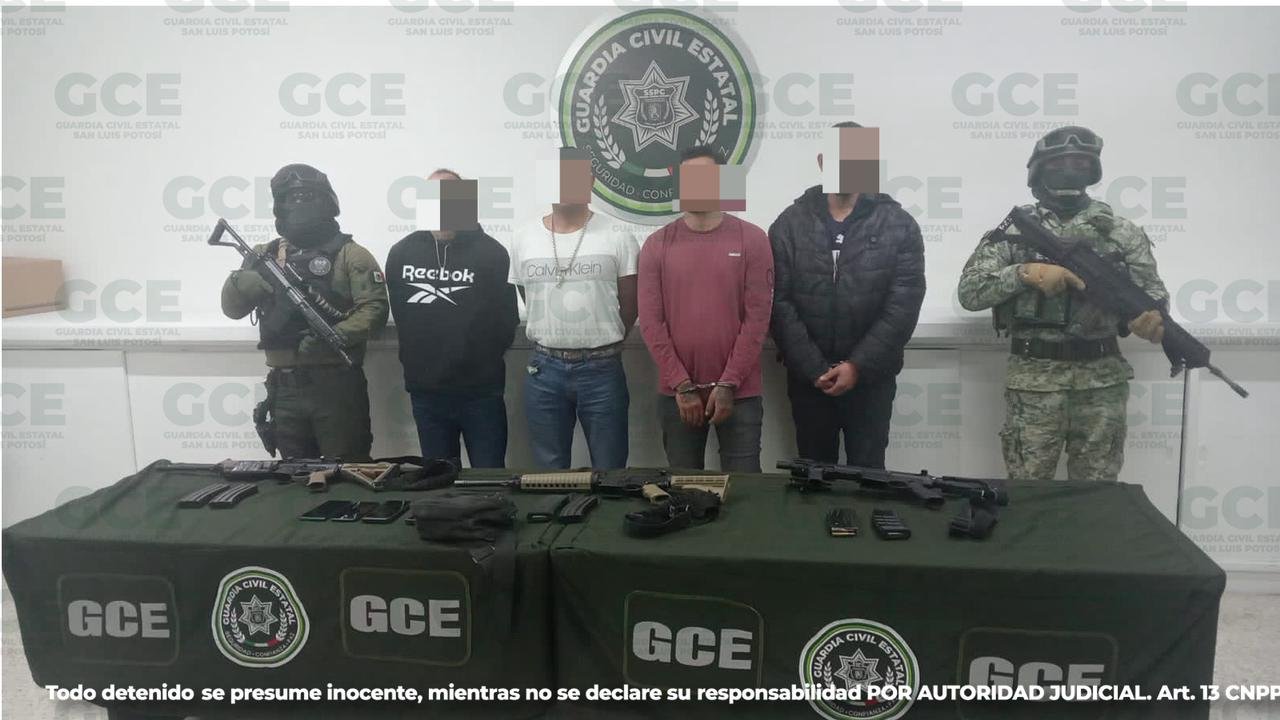 DETIENEN A PRESUNTOS INTEGRANTES DE LA DELINCUENCIA ORGANIZADA EN CEDRAL