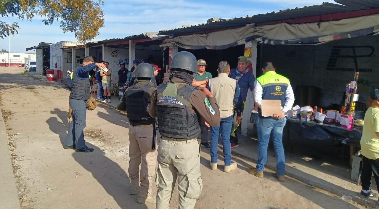 445 KILOGRAMOS DE PIROTECNIA FUERON ASEGURADOS EN OPERATIVOS DE PROTECCIÓN CIVIL
